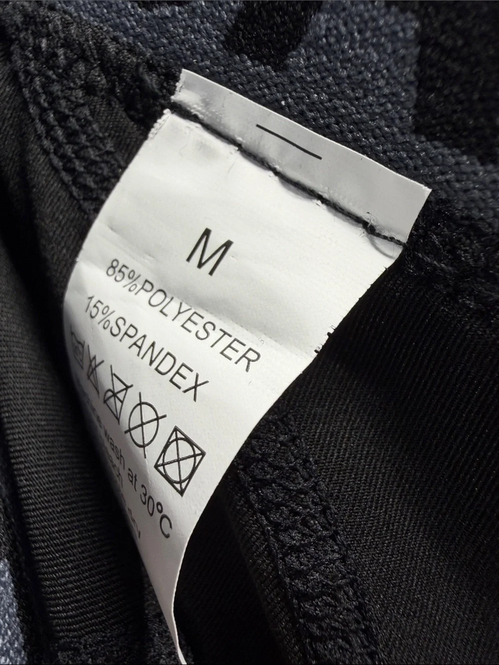 Men’s Black Asymmetric Compression Joggers